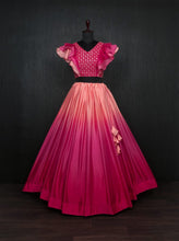 Load image into Gallery viewer, Stylish Pink Color Double Tone Lehenga Choli Clothsvilla