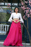 Pretty Pink Plain Lehenga With Stylish Blouse