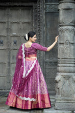 Load image into Gallery viewer, Exclusive Purple Color Kanjivaram Silk Lehenga Choli Clothsvilla