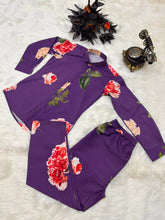 Load image into Gallery viewer, Party Wear Purple Color Flower Design Cord Set
