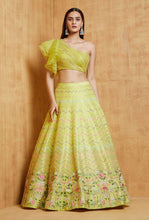Load image into Gallery viewer, Yellow Lehenga Choli In Art Silk With Sequence And Thread Work Clothsvilla