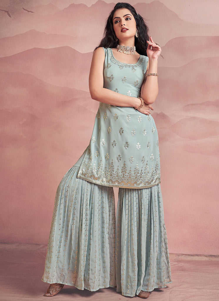 Georgette Designer Salwar Kameez Clothsvilla