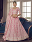 Pink Organza Festive Lehenga Choli Clothsvilla