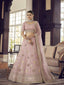 Pink Organza Festive Lehenga Choli Clothsvilla