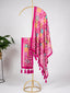 Pink Color Sequins And Thread Work Pure Chinon Dupatta Clothsvilla