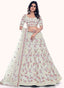 Net A Line Lehenga Choli Clothsvilla