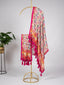 White Color Sequins And Thread Embroidery Work Pure Chiffon Silk Dupatta Clothsvilla