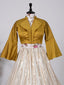 Mustered Color Satin Material Blouse Clothsvilla