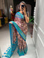 Wine Color Patola Printed Dola Silk Saree Clothsvilla