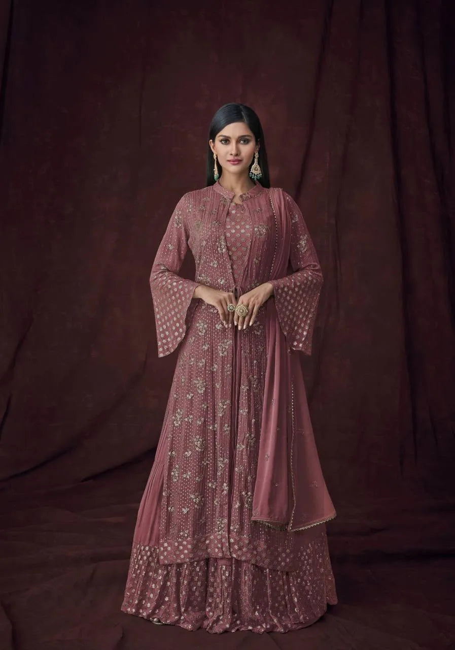 Jacket Lehenga Choli – A Regal Fusion of Tradition and Contemporary Grace