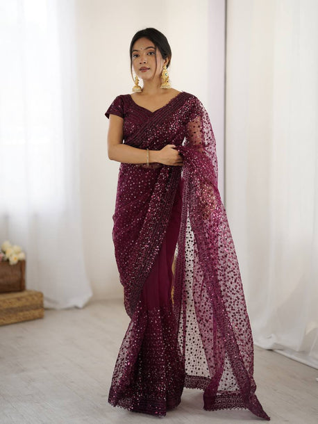 Elegance in Departure Choosing the Perfect Farewell Saree