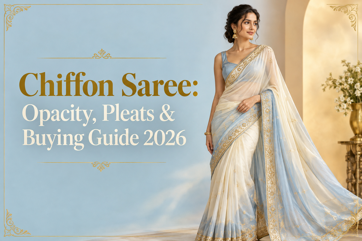 Chiffon Saree Buying Guide 2026: Check Opacity, Pleats and Blouse Fit Before You Order