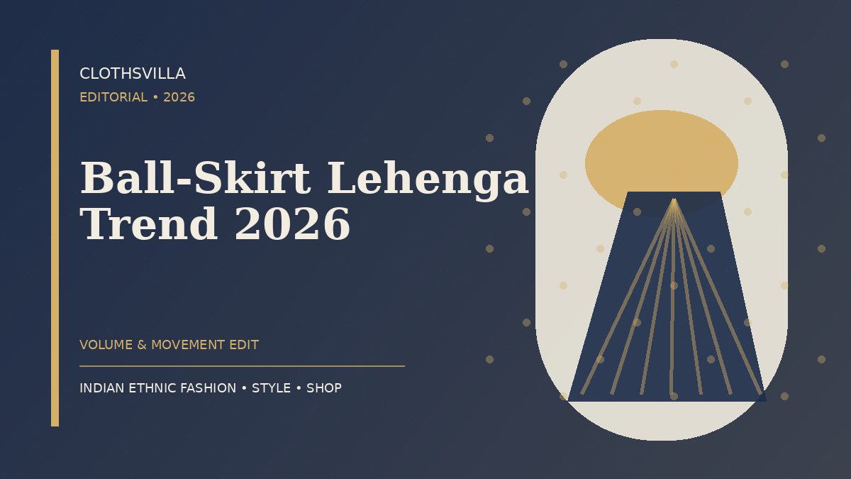 Ball skirt lehenga trend 2026 volume and movement guide