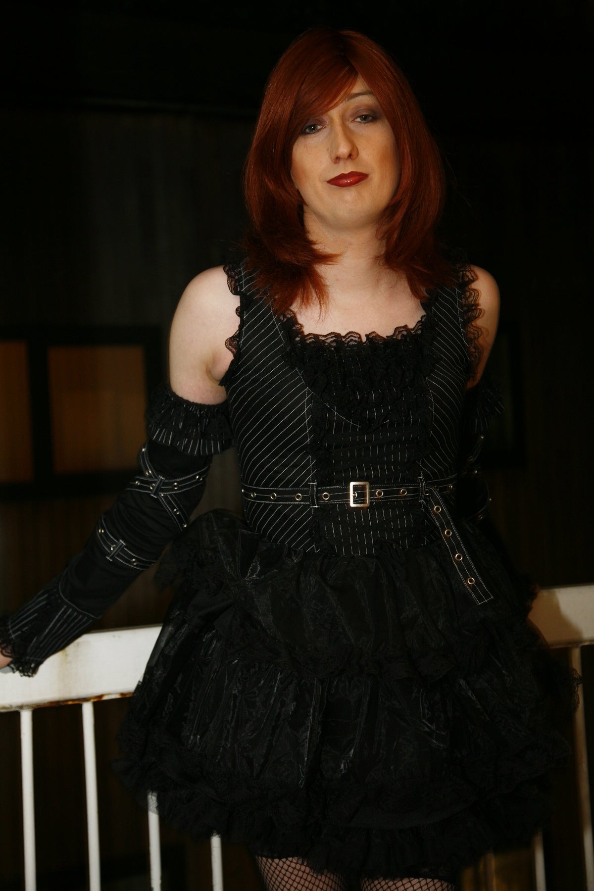 Gothic Lolita-inspired lace dress showing doll-like fashion details; photograph credited to Jessica Shannon and Craig Magee, CC BY-SA 2.0, used as a related style reference