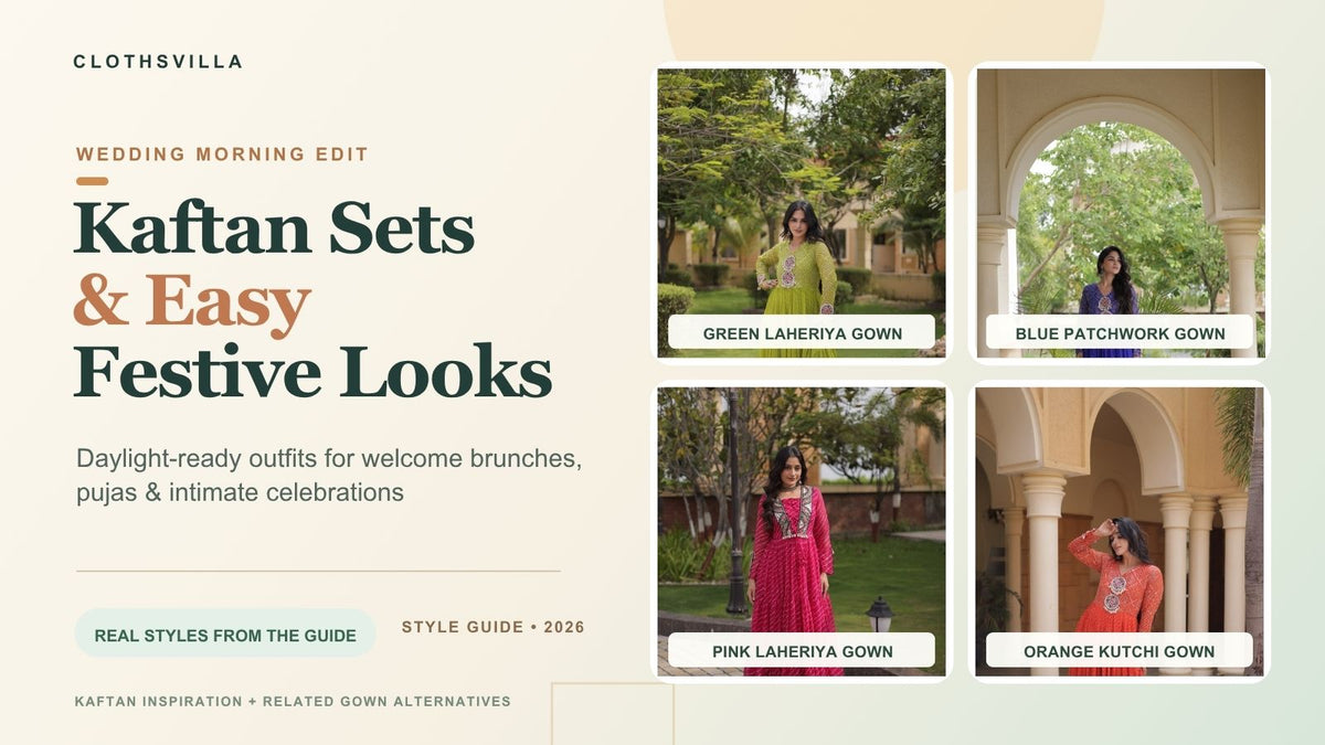 Kaftan Sets for Wedding Morning Functions: 2026 Guide