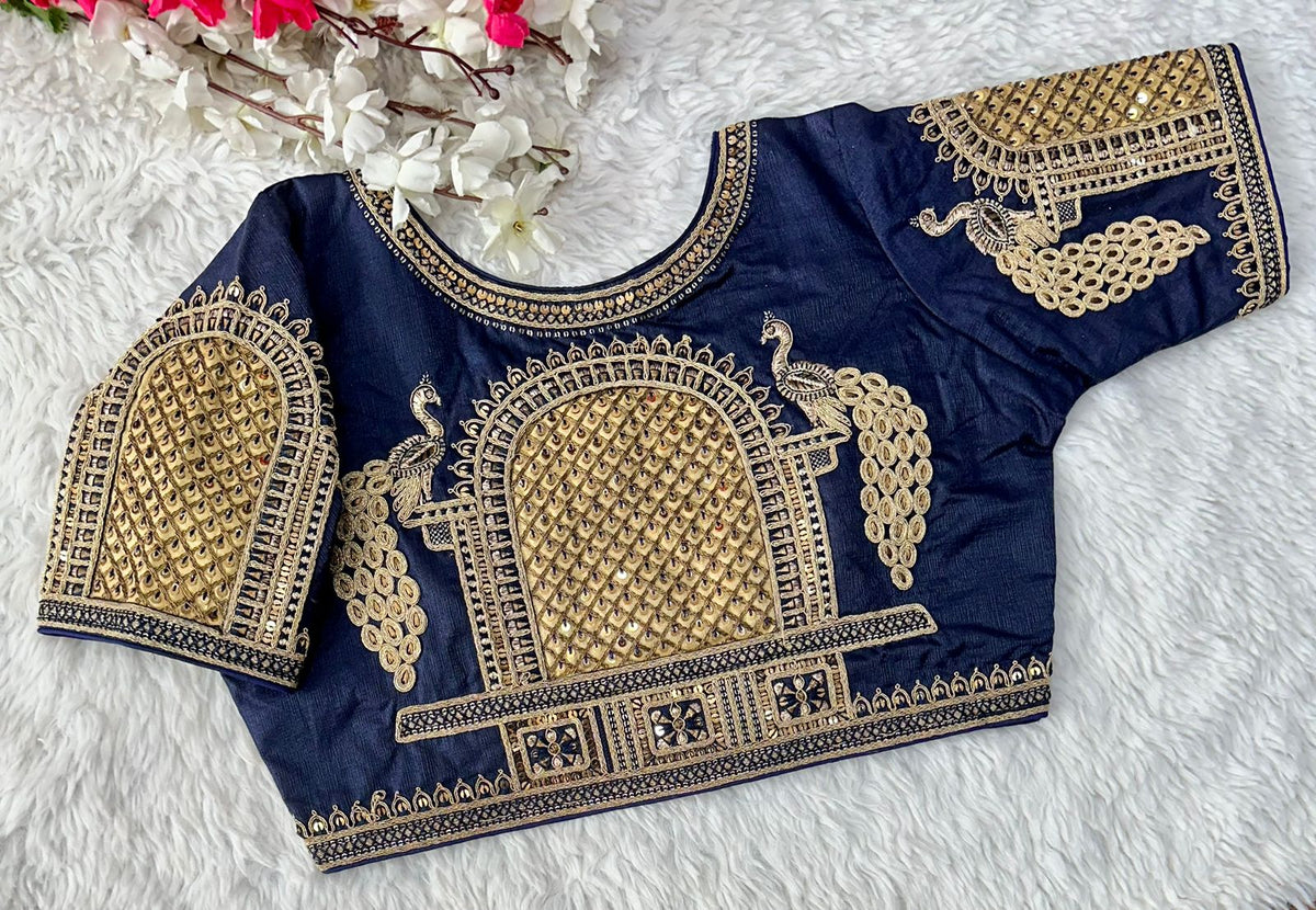 Navy Blue Blouse Elegance and Versatility for Every Occasion