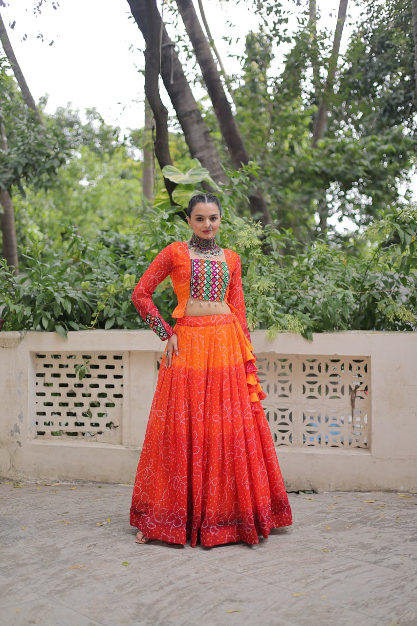 The Charm of Bandhani Lehenga Choli