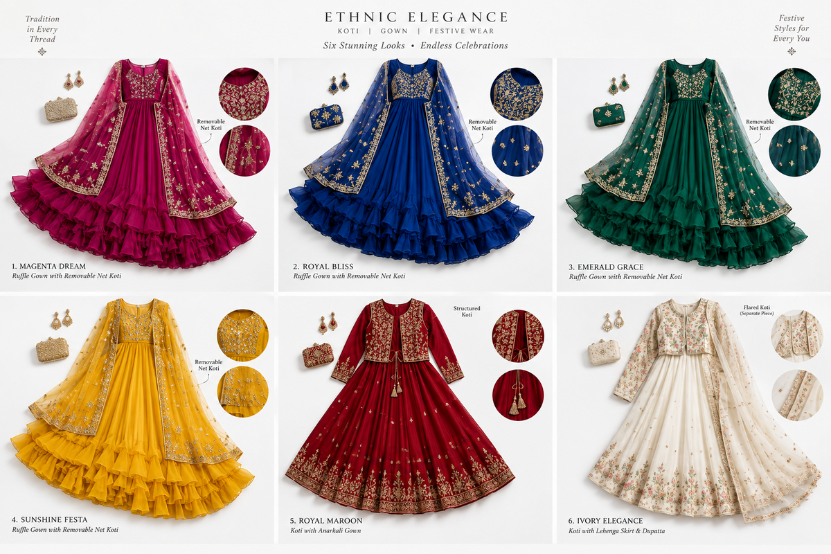 Removable Net Koti Gowns: Layered vs Fixed Looks 2026