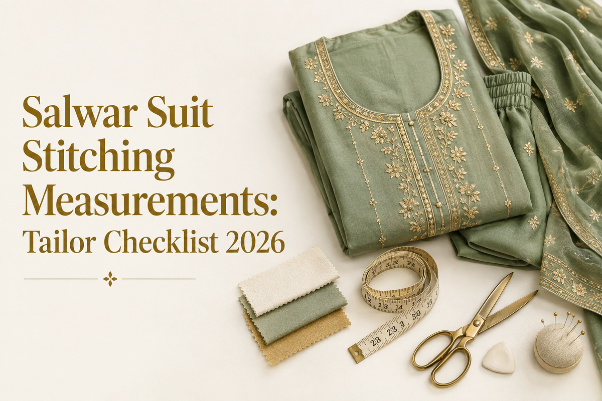 Salwar Suit Stitching Measurements 2026: A Tailor Checklist Before You Cut