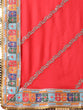 Load image into Gallery viewer, Red Ethnic Gotta Patti Georgette Saree with Blouse ClothsVilla