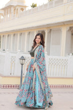 Load image into Gallery viewer, Stunning Russian Silk Lehenga Choli Set with Sequin Embroidery ClothsVilla