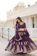 Load image into Gallery viewer, Faux Blooming Georgette Lehenga Choli Set with Heavy Embroidered Work ClothsVilla