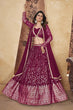 Load image into Gallery viewer, Wedding Collection For Women Wear Lehenga Choli With Dupatta Deep Pink Colour Clothsvilla