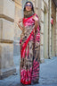 Classic Handloom Weaving Satin Silk Saree With Blouse Piece At Clothsvilla Fashion Clothsvilla