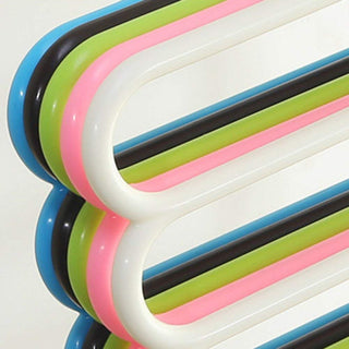 10-Pack Multi-Layer Plastic Clothes Hangers | Space-Saving Multi-Purpose Closet Organizer for Pants, Shirts, Towels – Assorted Colours ClothsVilla