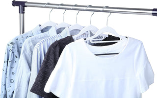 15-Piece Heavy Duty White Plastic Clothes Hangers | Non-Slip & Space-Saving | For Wet & Dry Clothes ClothsVilla