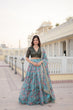 Load image into Gallery viewer, Stunning Russian Silk Lehenga Choli Set with Sequin Embroidery ClothsVilla