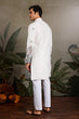 Load image into Gallery viewer, White Embroidered Work Kurta for Groom Wedding Look Clothsvilla