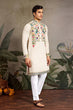 Load image into Gallery viewer, Beige Color Special Embroidered Kurta for Mens Wear Clothsvilla