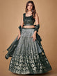 Load image into Gallery viewer, Beautiful Grey Color Fancy Silk With Embroidery Sequins Work Charming Lehenga Choli |Engagement Wear Clothsvilla