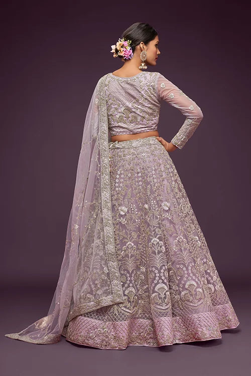 Dusky Orchid Lehenga Choli  Bridal Wear Collection Clothsvilla
