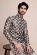 Load image into Gallery viewer, Stylish Beige Men's Kurta with Intricate Thread Detailing Clothsvilla