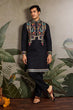 Load image into Gallery viewer, Designer Black Embroidered Mens Kurta for Wedding Clothsvilla