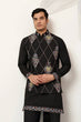 Load image into Gallery viewer, Premium Wedding Black Koti Kurta Pajama for Mens Wear Clothsvilla