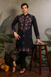 Load image into Gallery viewer, Black Mirror Work with Embroidered Kurta Set for Men Clothsvilla