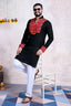 Black Navratri Special Men's Wear Kurta Collection Clothsvilla