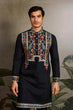 Load image into Gallery viewer, Designer Black Embroidered Mens Kurta for Wedding Clothsvilla