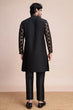 Load image into Gallery viewer, Designer Black Silk Kurta for Men - Festival Ready Wear Clothsvilla