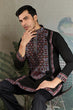 Load image into Gallery viewer, Designer Premium Embroidered Black Silk Kurta for Men Clothsvilla
