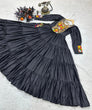 Load image into Gallery viewer, Black Designer Gown for Navaratri Celebrations ClothsVilla