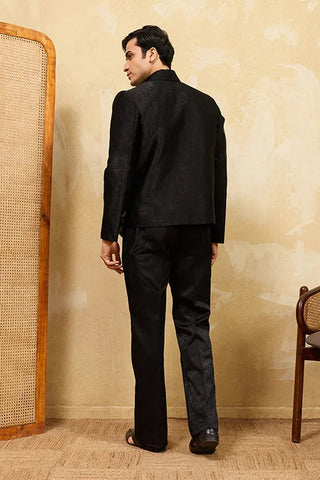 Black Velvet Wedding Bomber Suit for Mens Wear Clothsvilla