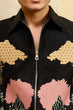 Load image into Gallery viewer, Black Velvet Wedding Bomber Suit for Mens Wear Clothsvilla