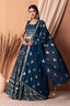 Blue Bollywood Lehenga Choli with Sequins & Embroidery Clothsvilla