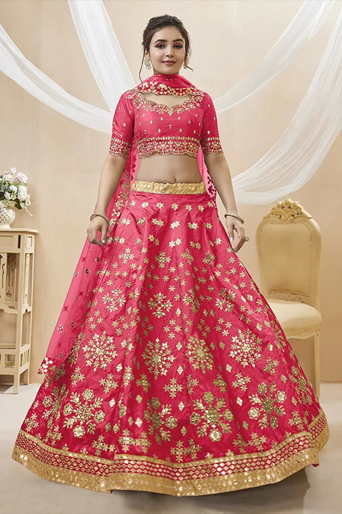 Beautiful Pink Traditional Embroidered Lehenga Choli – Shop Now Clothsvilla