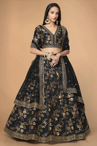 Buy Latest Black Lehenga Choli Online at Clothsvilla Clothsvilla