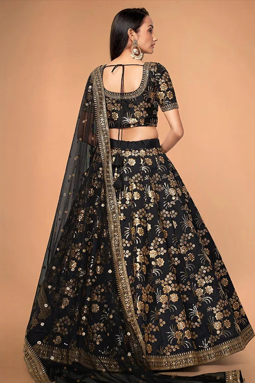 Buy Latest Black Lehenga Choli Online at Clothsvilla Clothsvilla